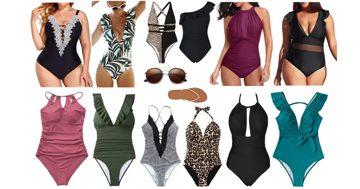 Cover photo for 12 Affordable One-Piece Swimsuits on Amazon by Chloe Renee Webb