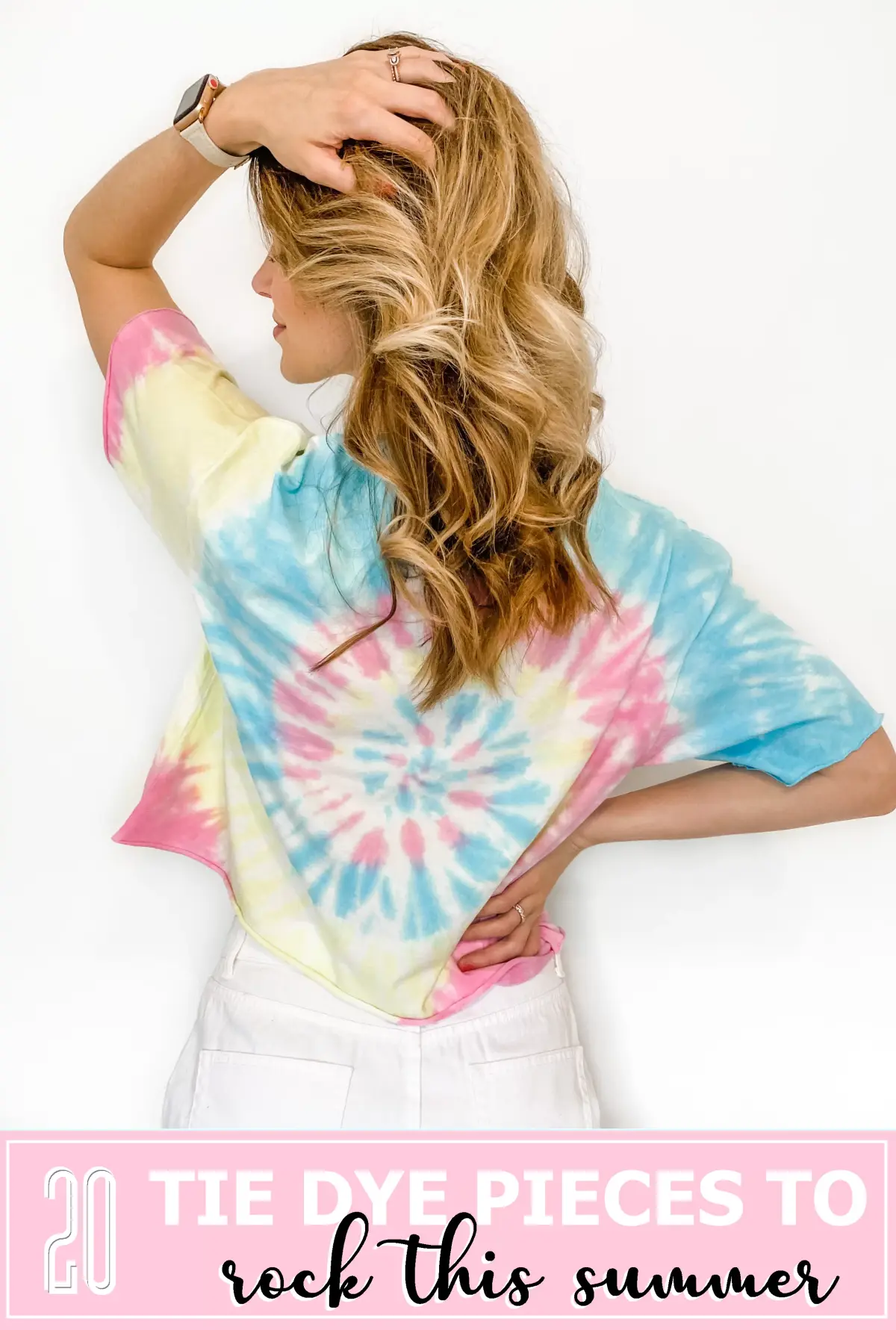 Tie dye post
