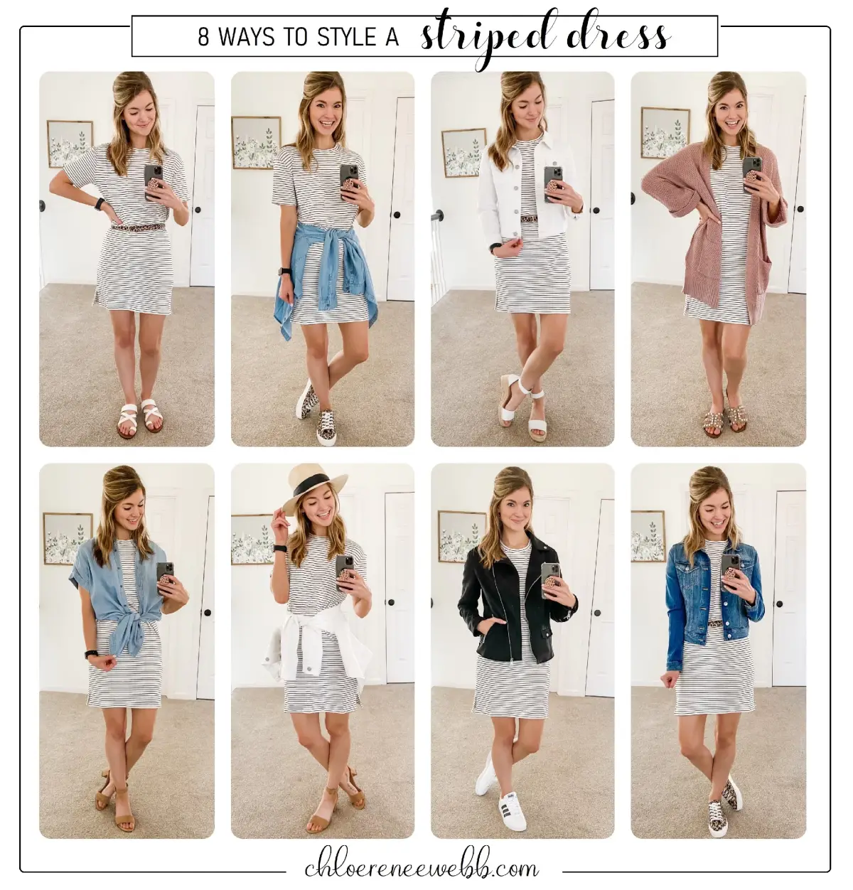 How to style a striped dress2