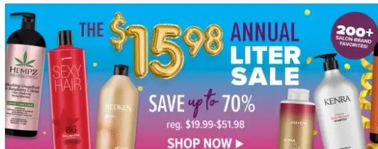 Cover photo for MY PICKS FROM THE 2020 BEAUTY BRANDS LITER SALE by Chloe Renee Webb