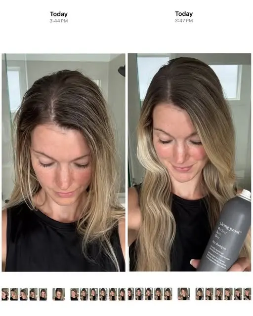 Living Proof dry shampoo stock up — photo from Chloe Webb's Chloe's Closet post