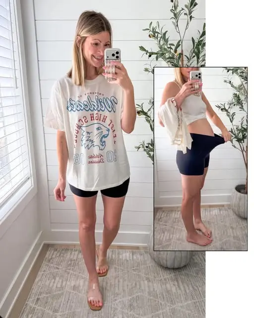 Omg my bike shorts just dropped even lower — photo from Chloe Webb's Chloe's Closet post