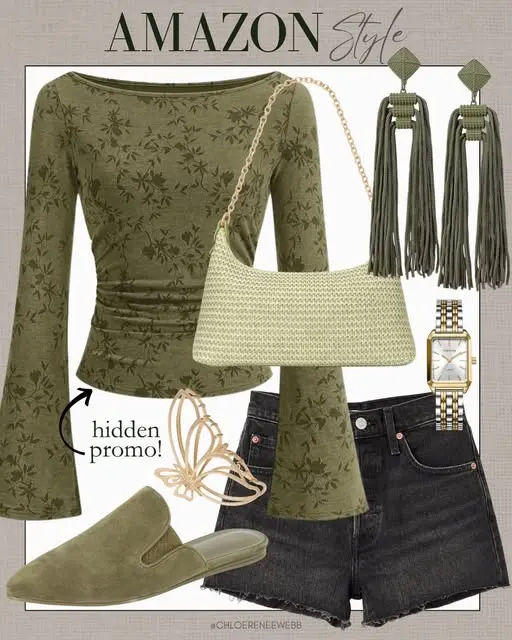 There are soooo many ways you could style these Amazon tops — photo from Chloe Webb's Chloe's Closet post
