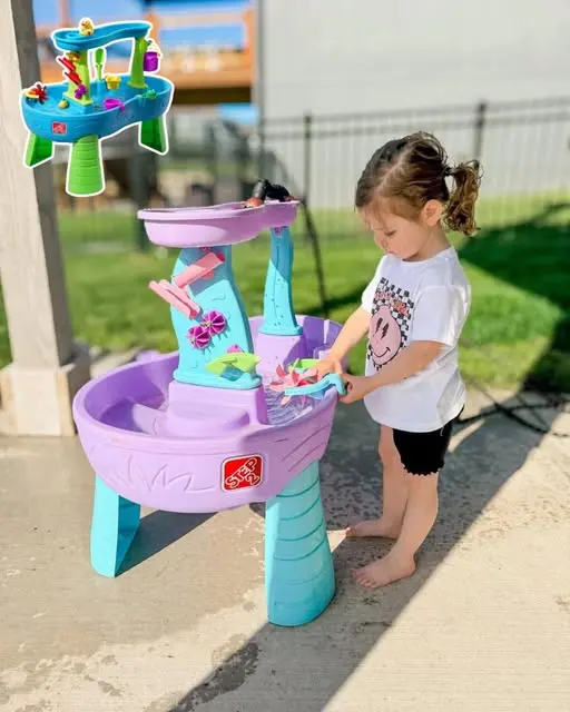 Water tables on deal — photo from Chloe Webb's Chloe's Closet post