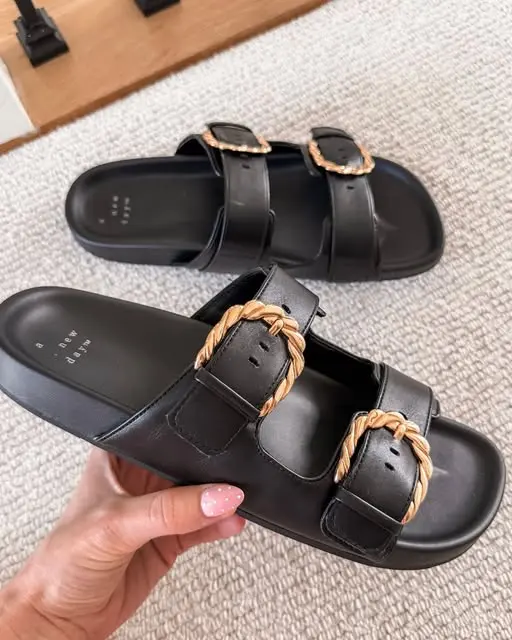 Another fave pair of sandals from Target's shoe sale β photo from Chloe Webb's Chloe's Closet post