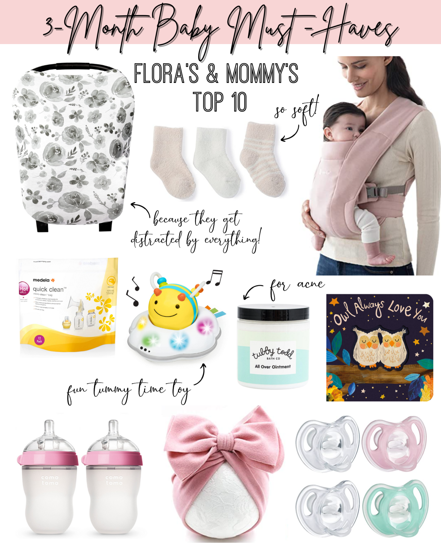 3-Month-Old Baby Must Haves (Flora’s and Mommy’s Top 10!)